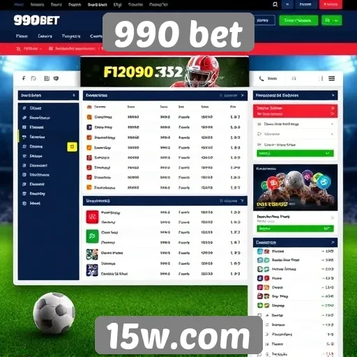 Interface e usabilidade do site 990 bet